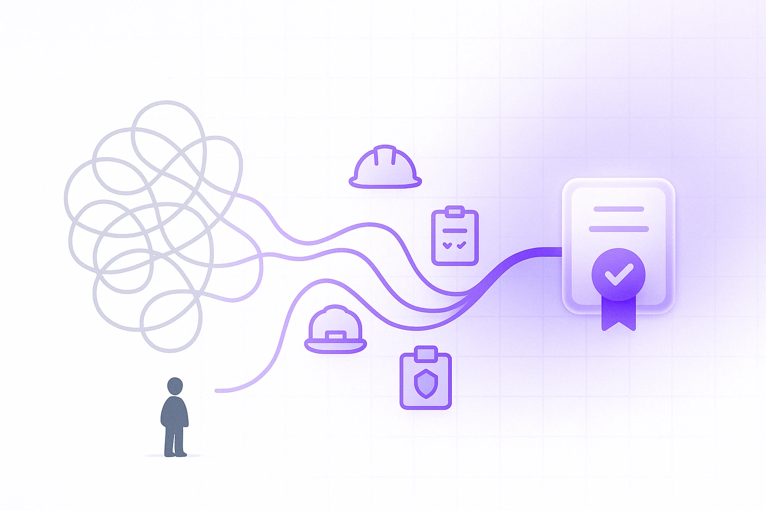 Blog post cover: From Chaos to Control - Digital Contractor Onboarding transformation with QR code compliance